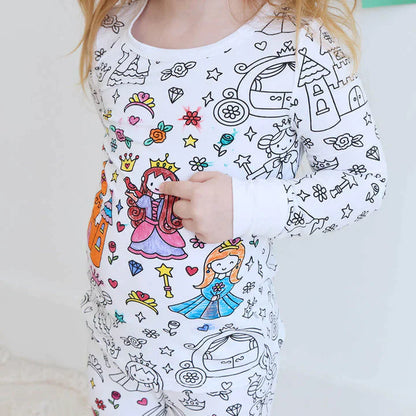 Inkleurbare Kinderpyjama