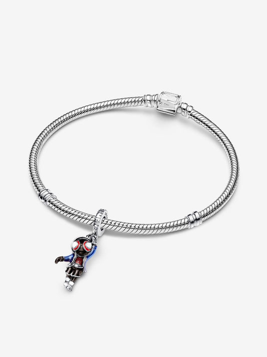 Marvel Spider-Man Miles Morals Hangende Bedel Sterlingzilver