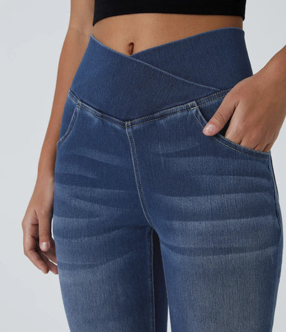 Veronica | Elastische Flatterende Flared Broek